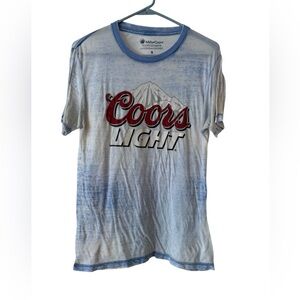 Blue and White Women's Tee Coors